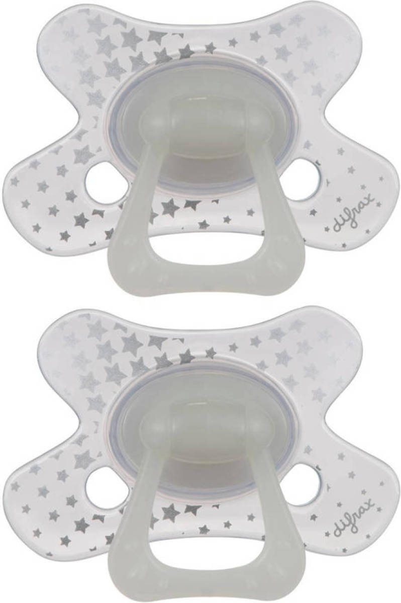 Difrax fopspeen Dental 18+ maanden - Glow in the Dark(2 stuks)