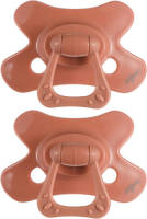 Difrax fopspeen Dental 18+ maanden Pure - Roodbruin(2 stuks)