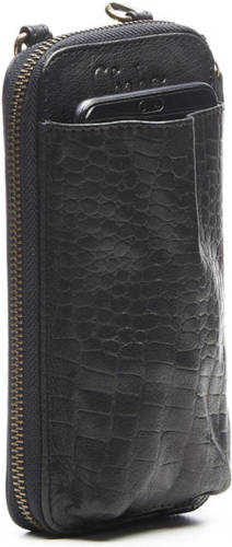 Chabo Bags leren telefoontasje Rio Fiesta Plus zwart