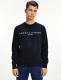 Tommy hilfiger sweater met logo desert sky