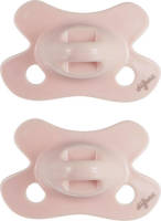 Difrax fopspeen Dental Newborn Pure - Roze/Lichtroze(2 stuks)