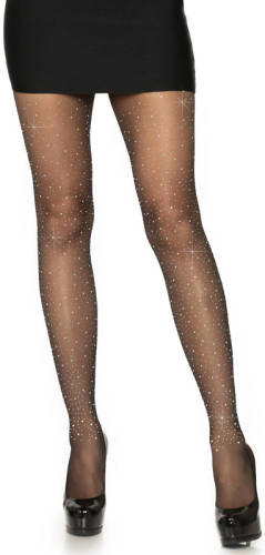 Leg Avenue panty met strass steentjes zwart