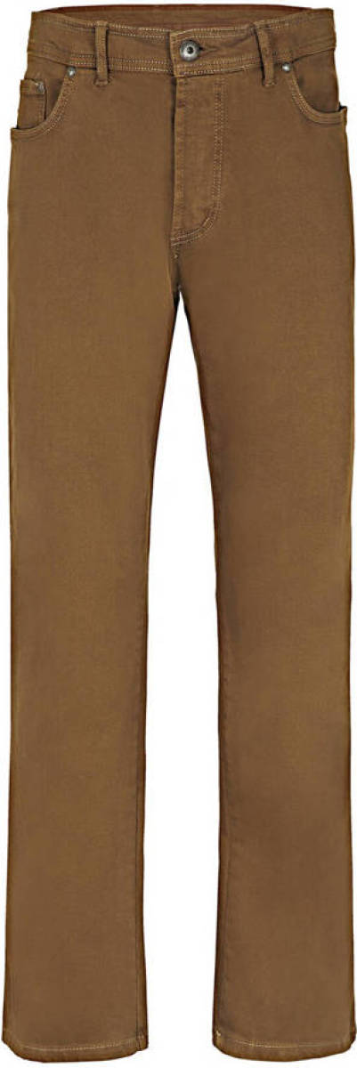 Jan Vanderstorm loose fit jeans GUNNAR Plus Size bruin