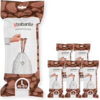 Brabantia afvalzak PerfectFit (40-45L) (set van 6)
