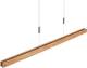 Lindby Alimara LED hout-hanglamp, 138 cm