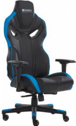 Sandberg Voodoo Gaming Chair Black/Blue PC-gamestoel Gecapitonneerde zitting