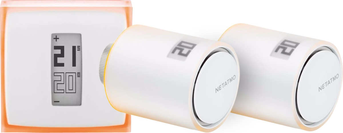 Netatmo Thermostaat + 2 radiatorknoppen