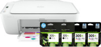 HP Deskjet 2710e + 2 sets extra inkt