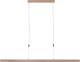 Paul Neuhaus LED hanglamp Adriana, CCT, houtdecor