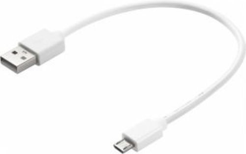 Sandberg MicroUSB Sync/ChargeCable 0.2m USB-kabel 0,2 m 2.0 USB A Micro-USB B Wit