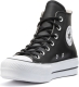 Converse Chuck Tayler All Star Leather Platform sneakers zwart/wit