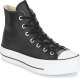 Converse Chuck Tayler All Star Leather Platform sneakers zwart/wit