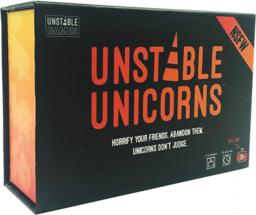 Breaking Games kaartspel Unstable Unicorns (en) zwart/oranje