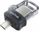 Sandisk Hama 173386 128GB Capacity Zwart, Transparant USB flash drive