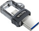 Sandisk Hama 173386 128GB Capacity Zwart, Transparant USB flash drive