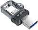 Sandisk Hama 173386 128GB Capacity Zwart, Transparant USB flash drive