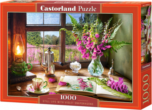 Castorland legpuzzel Still Life Violet Snapdragons 1000 stukjes