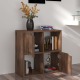 VidaXL Boekenkast 60x27,5x59,5 cm spaanplaat gerookt eiken