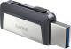 Sandisk Ultra Dual Drive USB Type-C 64 GB 64GB USB 3.0 (3.1 Gen 1) Type-A/Type-C Zwart, Zilver USB f
