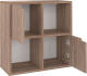 VidaXL Boekenkast 60x27,5x59,5 cm spaanplaat grijs sonoma eiken