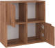 VidaXL Boekenkast 60x27,5x59,5 cm spaanplaat bruin eiken