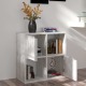 VidaXL Boekenkast 60x27,5x59,5 cm spaanplaat betongrijs