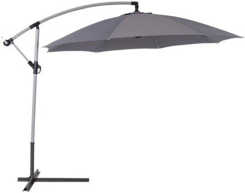 Garden Impressions - Malawi Zweefparasol - ø300 Cm - Licht Grijs