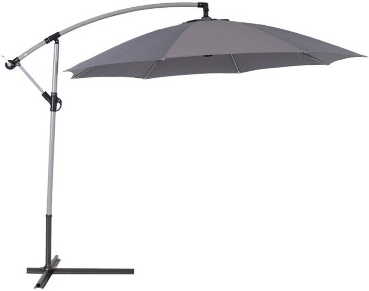Garden Impressions - Malawi Zweefparasol - ø300 Cm - Licht Grijs