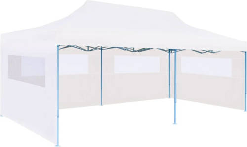 VidaXL Partytent Pop-up Met Zijwanden 3x6 M Staal Wit