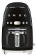 SMEG Filterkoffie Apparaat Zwart Dcf02bleu