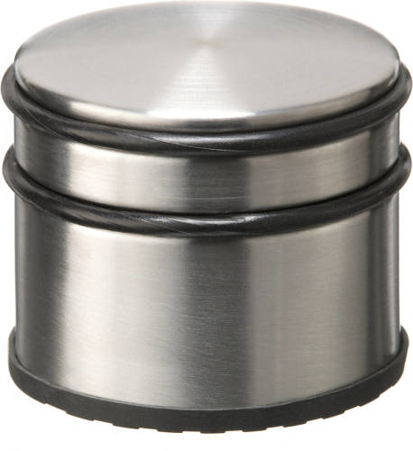 Verlofix Deurstop 9 Cm Rvs Zilver