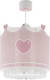 Dalber Hanglamp Little Queen Meisjes 26 X 40 Cm E27 Roze/wit