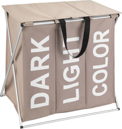 Wenko Wasmand Trio Top 57 X 38 Cm Polyester Taupe