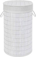 Wenko Wasmand Bamboe 55 Liter 35 X 60 Cm Bamboe Wit