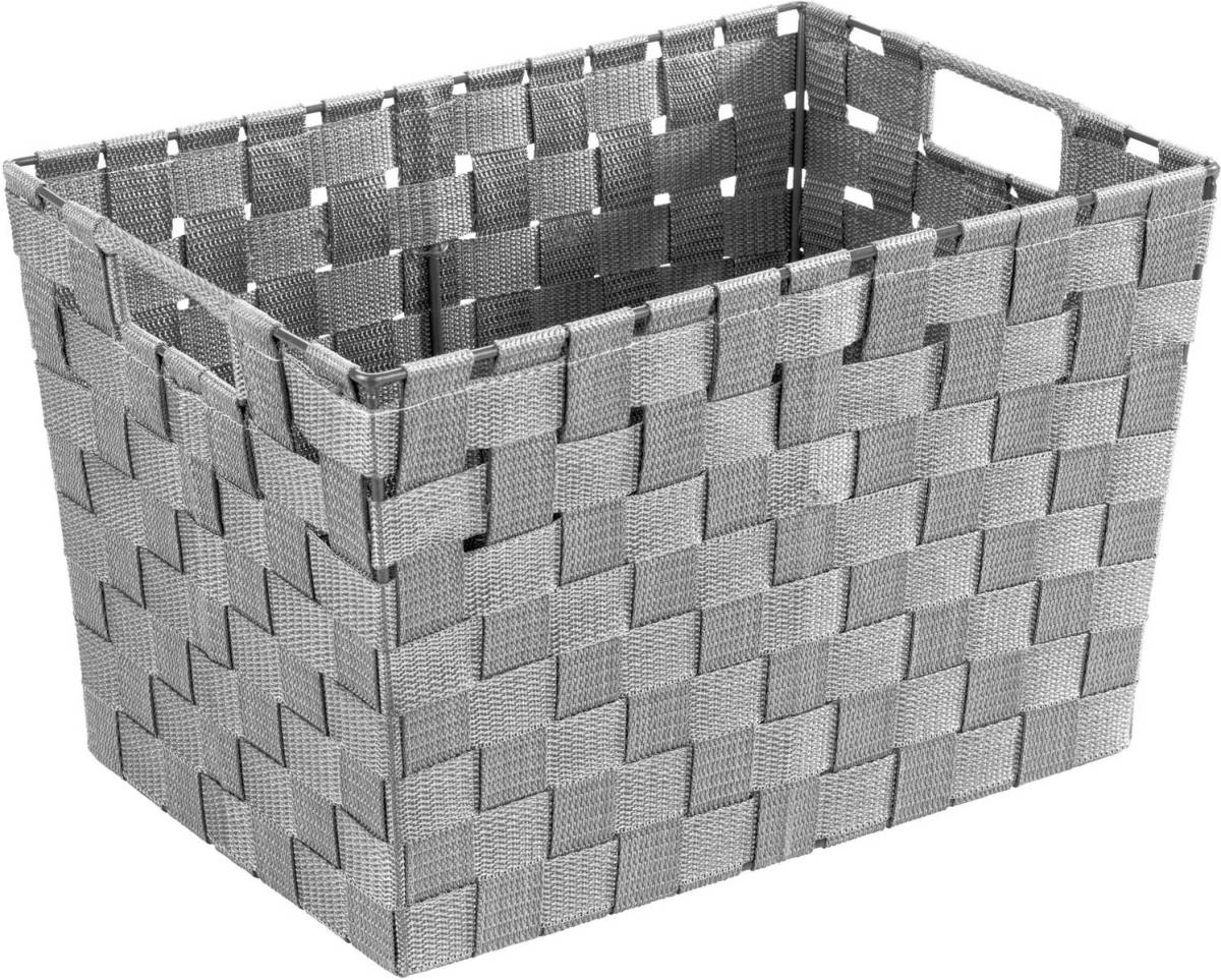 Wenko Opbergmand Adria 35 X 22 X 25,5 Cm Pp Grijs Maat M