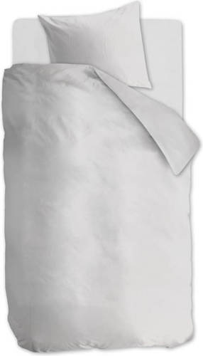 Ambiante Cotton Uni Dekbedovertrek - 1-persoons (140x200/220 Cm + 1 Sloop) - Katoen - White
