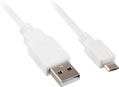 Sharkoon 1m, USB2.0-A/USB2.0 Micro-B