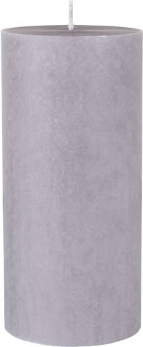 Duni Grijze Cilinderkaarsen/ Stompkaarsen 15 X 7 Cm 50 Branduren - Grijs - Stompkaarsen