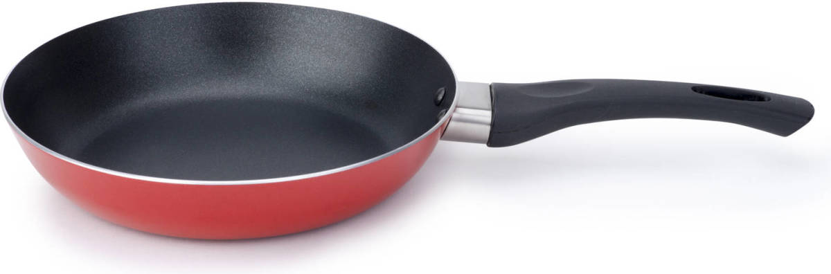 Cosy and Trendy Aluminium Koekenpan/hapjespan Rood Met Anti-aanbak Laag 20 Cm - Koekenpannen