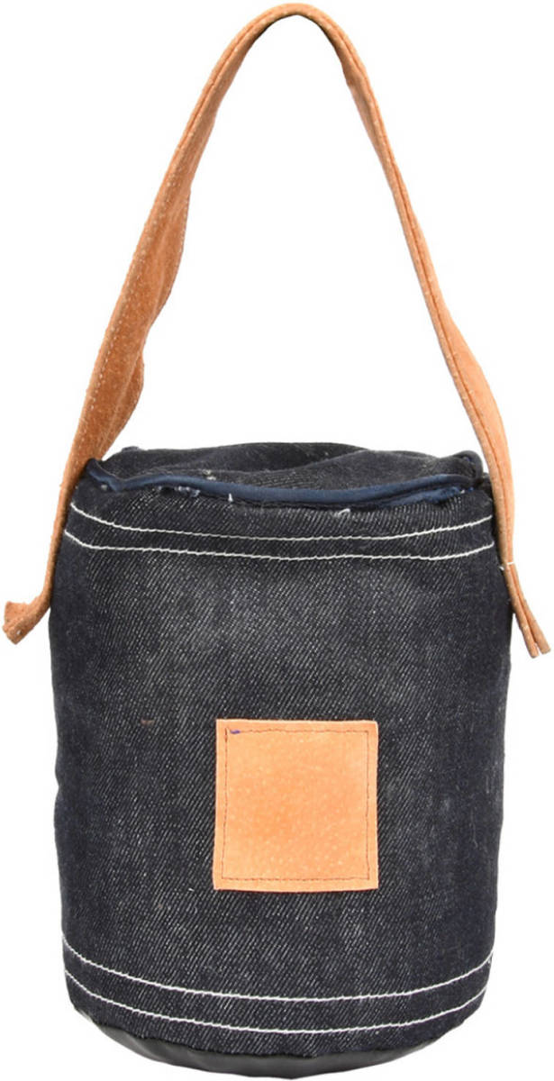 Best for Boots 1x Deurstoppers Denim/jeans En Leer 13 X 17 Cm - Deurstoppers