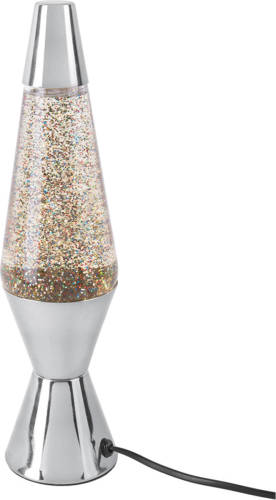 Leitmotiv Glitter Lavalamp Staal