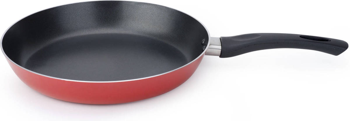 Cosy and Trendy Aluminium Koekenpan/hapjespan Rood Met Anti-aanbak Laag 28 Cm - Koekenpannen