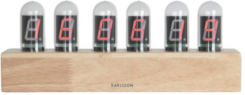 Karlsson - Tafelklok Cathode Hout