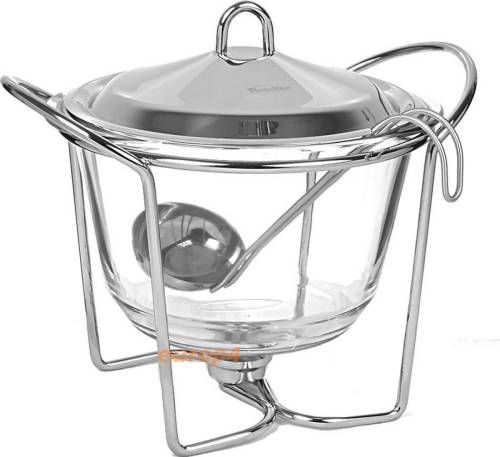 KINGHOFF 1413 - Voedselverwarmer - Pot Vorm - Rvs