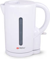 Alpina Waterkoker - 1,7 Liter - 2200 Watt - Snoerloze Kan - Droogkookbeveiliging - Wit