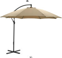 Garden Impressions Athene Zweefparasol Ø300 Cm Taupe