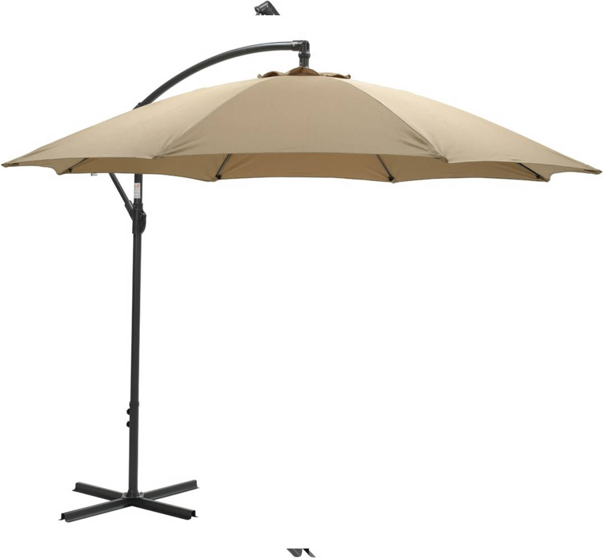Garden Impressions Athene Zweefparasol Ø300 Cm Taupe