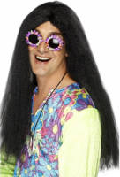 Smiffy's Lange Hippie Heren Pruik