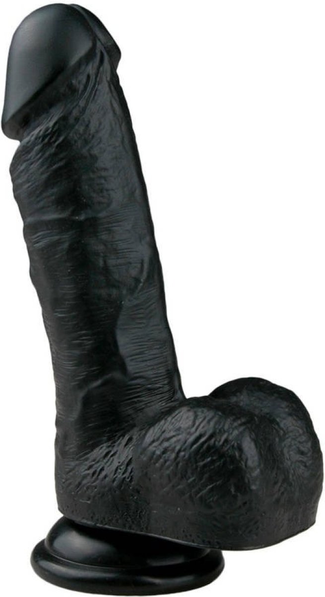 Easytoys Realistische Dildo Zwart - 17,5 cm