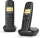 Siemens Gigaset A270 Duo DECT-telefoon Zwart Nummerherkenning